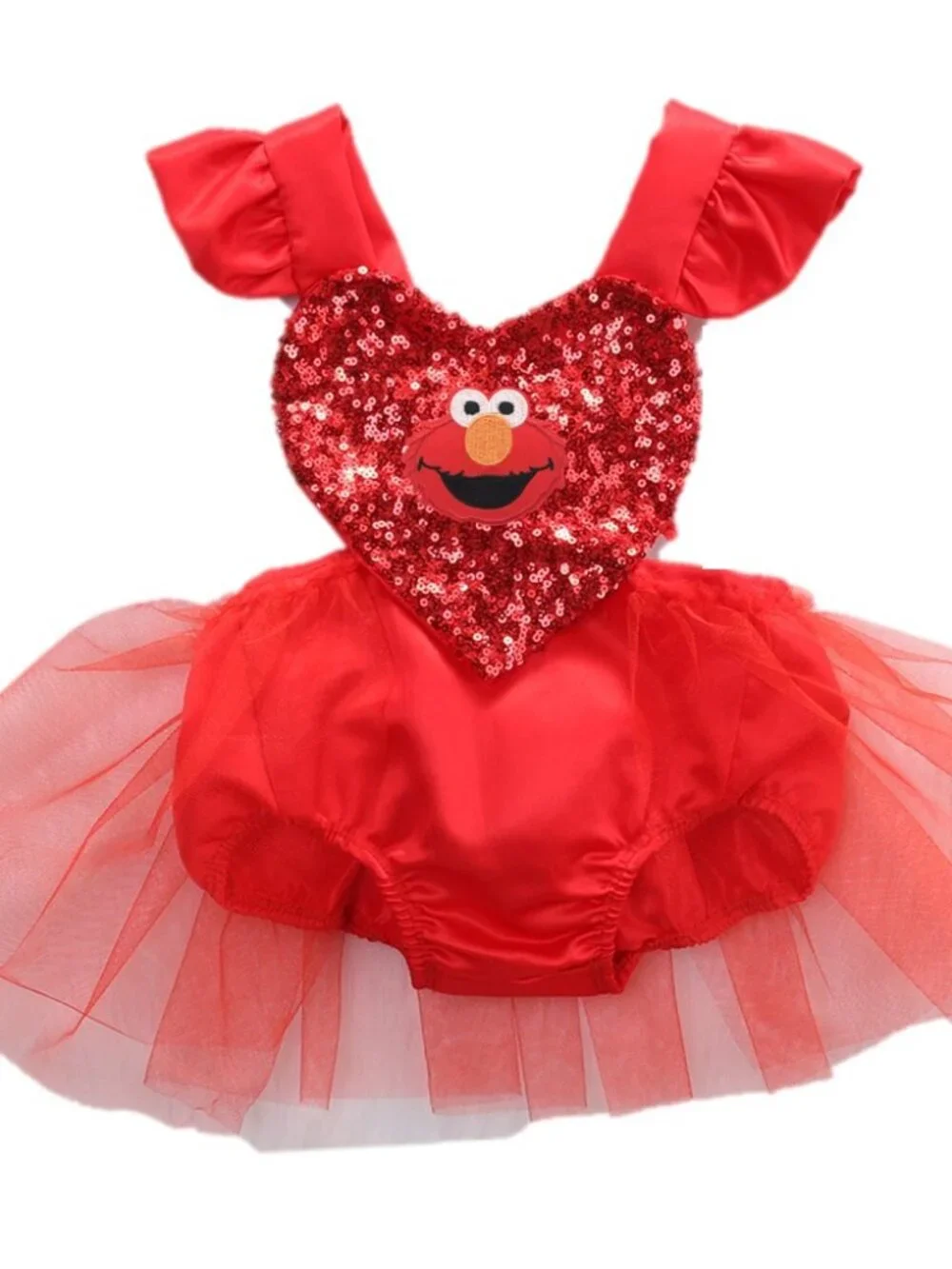 Elmo Dress Elmo Birthday Outfit Elmo Clothes Sesame Street Dress